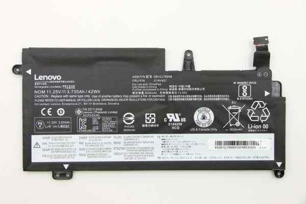 01AV400 Lenovo Akku 3 Cell 42Wh LiIon intern Thinkpad 13 Chromebook 13