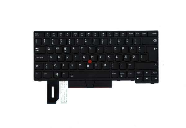 01YP449 Lenovo Thinkpad Tastatur dänisch backlight E480 T480s L480 L380 L380 Yoga T490 E490 T495 L39