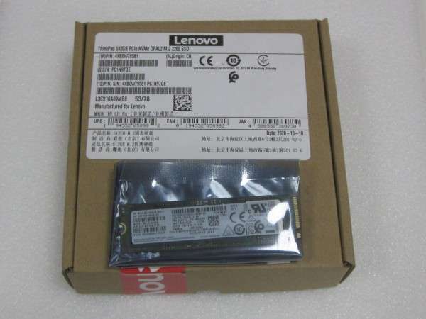 4XB0W79581 Lenovo SSD 512GB NVME PCIe x4