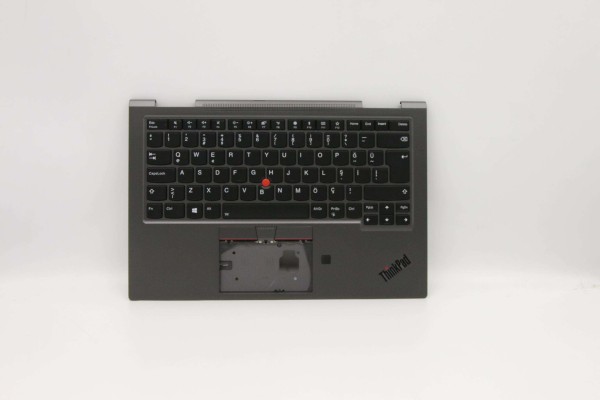 5M10V24942 Lenovo ThinkPad Tastatur türkisch eisengrau X1 Yoga Gen 4