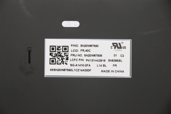 5N20W67806 Lenovo Thinkpad Tastatur französisch backlight L14 Gen 1, L14 Gen 2