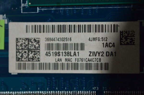 5B20H29178 Lenovo Mainboard Intel i7-4720HQ Y50-70