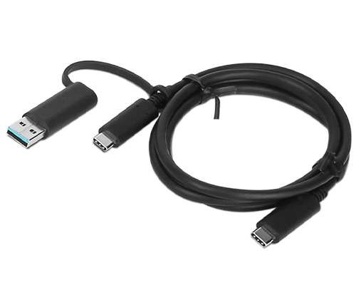 4Z50V83108 Lenovo Kabel USB-C 2m + Adapter auf USB A