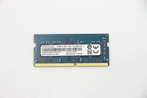 01AG843 Lenovo Speicher 8GB DDR4 2666 S0DIMM M920q M920x M720q M625q M75q L340