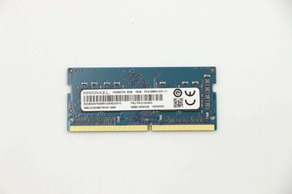 01AG843 Lenovo Speicher 8GB DDR4 2666 SODIMM M920q M920x M720q M625q M75q L340 01AG843 Lenovo Speicher 8GB DDR4 2666 SODIMM M920q M920x M720q M625q M75q L340