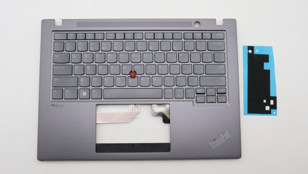 5M11H26137 Lenovo Thinkpad Tastatur us international backlight grau T14s Gen 3