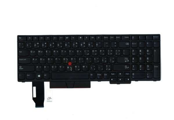01YP645 Lenovo Thinkpad Tastatur arabisch non backlight T590 L580 E580 L590 P52 P72 E590 P53 P73 P53