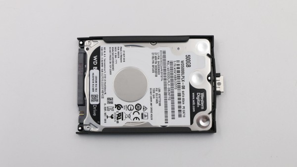 00PA937 Lenovo ThinkPad Speicher 500GB 7200U 9.5mm HDD SATA3 Western Digital T440p, T450, T450s, X25