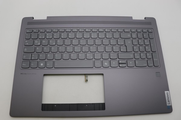 5CB1N95138 Lenovo Yoga Tastatur deutsch mit FPR grau 7 2-in-1 16IML9