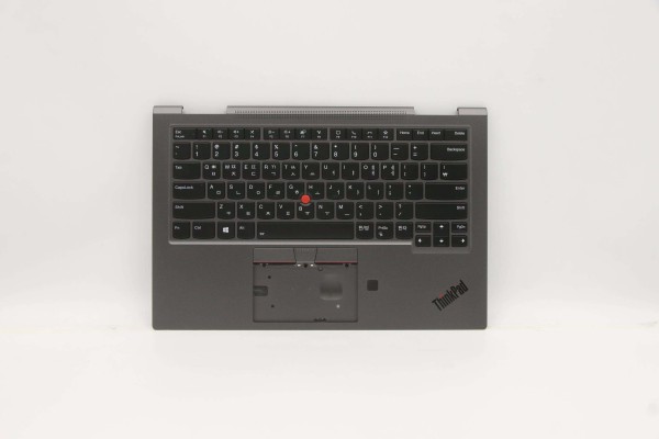 5M10Z37108 Lenovo ThinkPad Tastatur koreanisch WLAN eisengrau X1 Yoga Gen 5