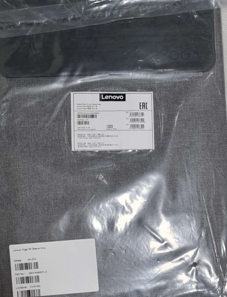 GX41K68627 Lenovo Yoga 16" Tasche Grau