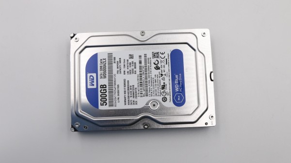 00PC550 Lenovo Festplatte 500GB 7200U HDD SATA3 M93z, S200z All-in-One, M710s, M710t, M715s, M910s,
