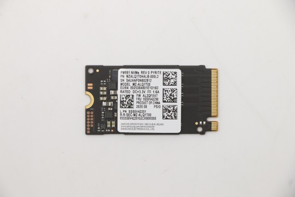 5SS0V42256 Lenovo Festplatte 1TB M.2 SSD 2242 PCIE Samsung ThinkBook 13s G2 ARE, Yoga Duet 7-13IML05