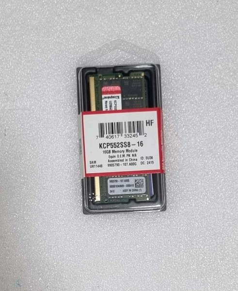 KCP552SS8-16 Kingston Speicher 16GB DDR5 5200Mhz SODIMM
