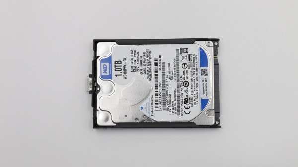 00HM750 Lenovo ThinkPad Speicher 1TB 5400U 9.5mm HDD SATA3 Western Digital T450, X250, X260, T460, T