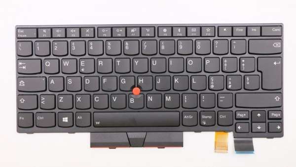 01HX476 Lenovo Thinkpad Tastatur italienisch backlight T470 T480
