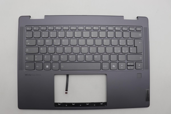 5CB1N97611 Lenovo Thinkpad Tastatur italienisch mit FPR sturmgrau Yoga 7 2-in-1 14IML9