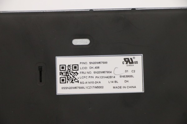 5N20W67804 Lenovo Thinkpad Tastatur dänisch backlight L14 Gen 1, L14 Gen 2