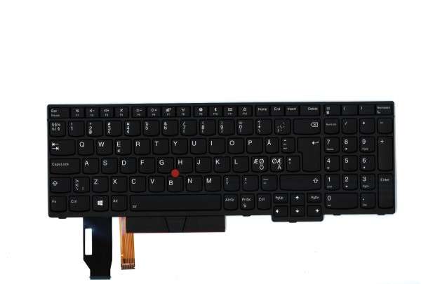 01YP639 Lenovo Thinkpad Tastatur nordic backlight T590 L580 E580 L590 P52 P72 E590 P53 P73 P53s