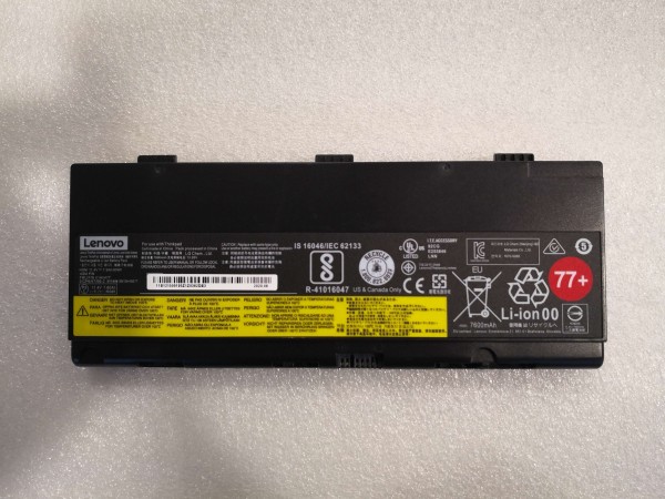 01AV477 Lenovo Akku 6 Cell 90 Wh extern P50 P51