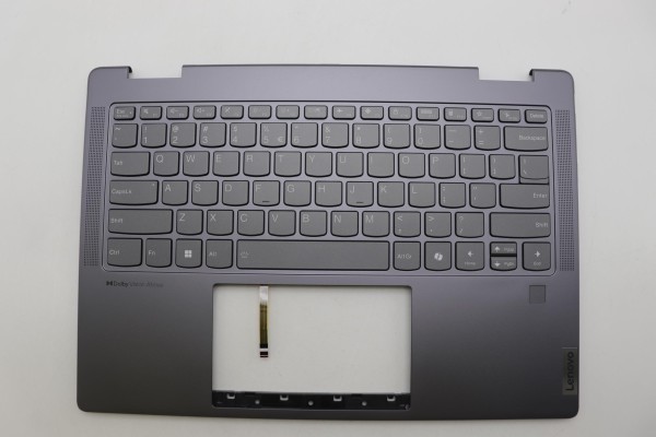 5CB1N97628 Lenovo Thinkpad Tastatur us international mit FPR sturmgrau 7 2-in-1 14IML9