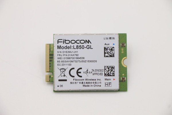 4XC1D69578 Lenovo ThinkPad WWAN Fibocom L850-GL CAT9