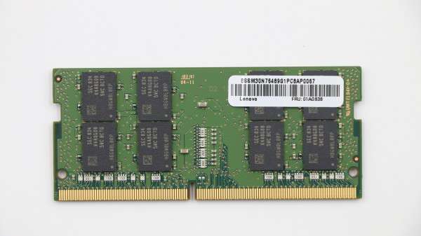 01AG838 Lenovo Speicher 16GB DDR4 2666 S0DIMM M920q M920x M720q M625q M75q L340