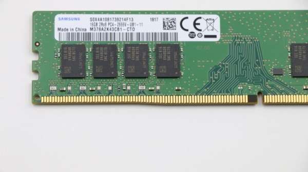 01AG835 Lenovo Speicher 16GB DDR4 2666 UDIMM M720t M720s M710e M725s V530 P330