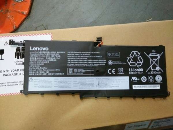 00HW028 Lenovo Akku 4 Cell 52Wh intern X1 Carbon 4th X1 Yoga 1st Gen